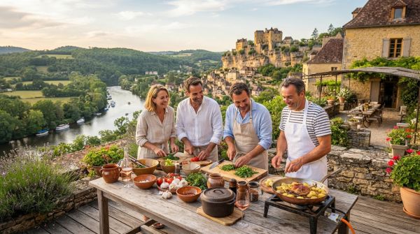 Comment organiser des vacances en Dordogne avec des ateliers de cuisine et des visites de grottes préhistoriques?